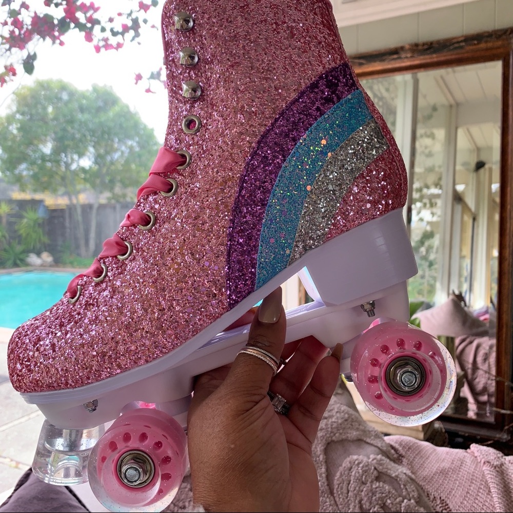 New Sugar Thrillz Glitter Roller Skates